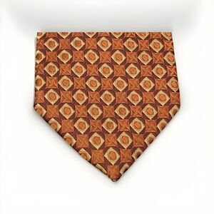 Laurant Bennet Milano Orange 100% Polyester Men’s Neck Tie Made In China